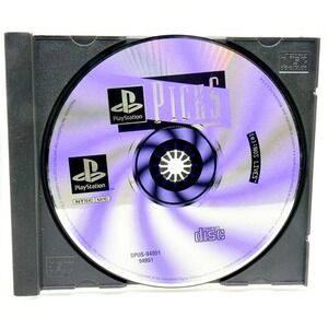 Sony Playstation Picks Demo Disc CD Purple PS1 Ridge Racer Air Combat, Tekken